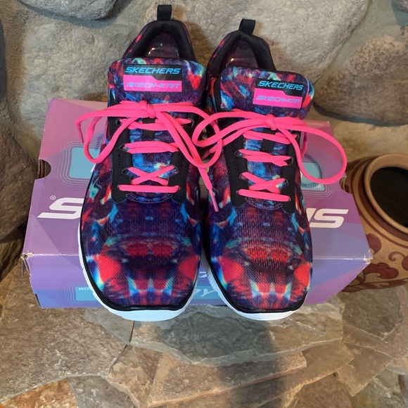 NEW SKECHERS FLEX APPEAL SPORT WITH MEMORY FOAM/COSMIC RAYS SIZE 11 - Picture 1 of 8